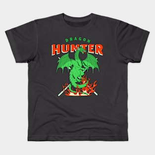 Dragon Hunter Dragons Fantasy Dragon Kids T-Shirt